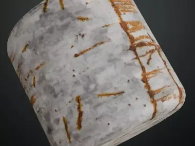 Dirt Rust Iron Sheet PBR Seamless Texture