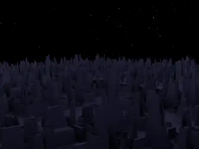 City Shaped Greeble  Free 3D model