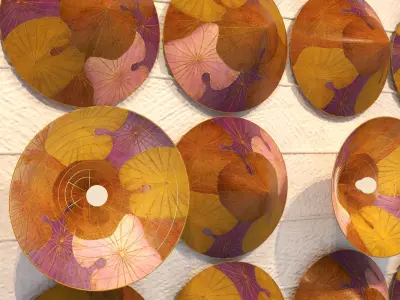 NON LA - WALL ART Low-poly 3D model