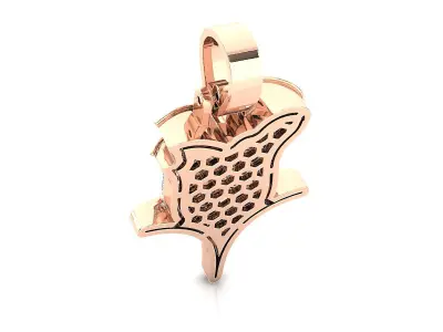 rose pendant 3D print model buy