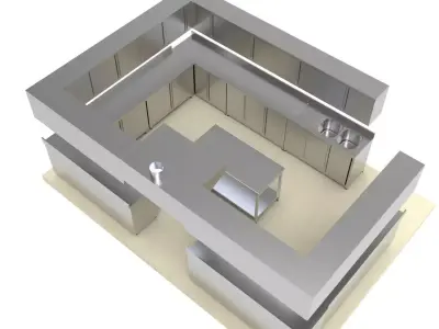 KITCHEN 52 3D model