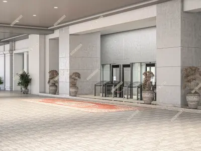 ITC Royal Bengal Kolkata Luxury Hotel 3D model
