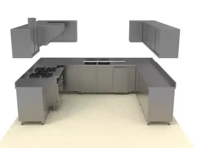 KITCHEN 76 3D model