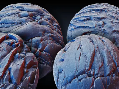 Ultra HQ Terrain Seamless Sculpt Zbrush brushes and Alphas Vol5 3D model