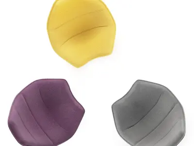 Armchair F585 by Artifort designed by Geoffrey Harcourt 3D model