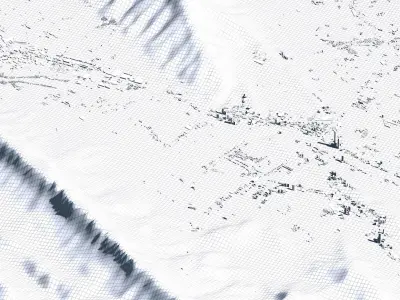 Monterrey Mexico City Landscape 3D Model 3D model