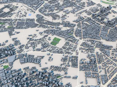 Nairobi City Kenya 3D model