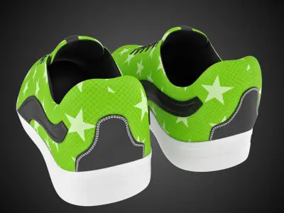Stylized shoes 3D model