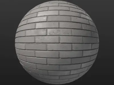 Grey clinker brick texture large surface Texture