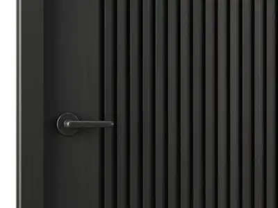 interior door set1 3D model