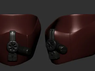 gas mask helmet scifi high poly sculpt 3d printable  3D model