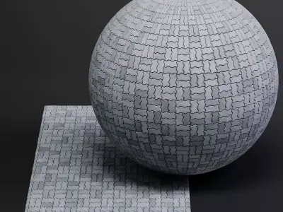 Pavement 03 8K Seamless PBR Material Texture