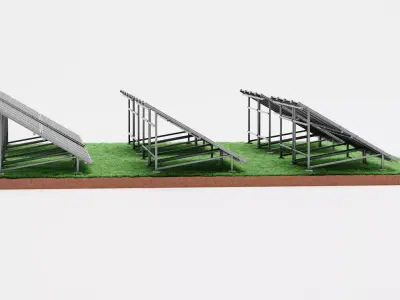 -Solar Farm V2- 3D model