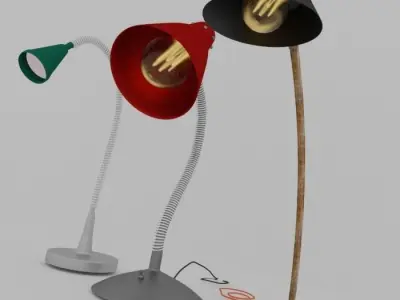 Desk Lamp 3D model