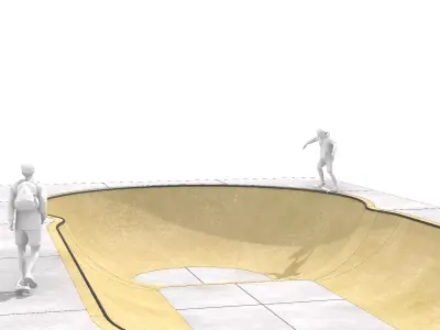 Bowl 01 - Skate Park 3D model