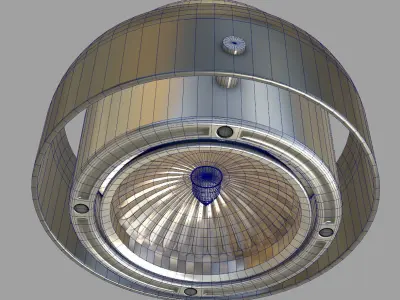 Ceiling light - PBR  Game-Ready Low-poly 3D model