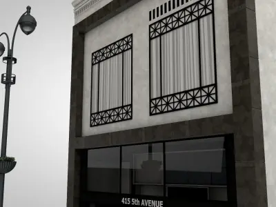 Building Facade 3D model