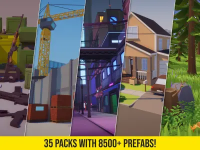 Low Poly Mega Bundle Low-poly 3D model