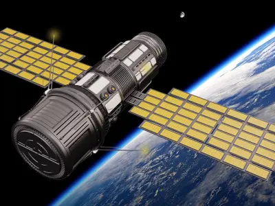 Sci Fi Satellite 03 3D model