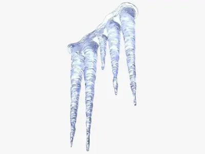 Icicle 1 icicles 3D model