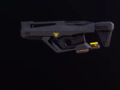 Sci Fi Weapons Eagle Low-poly 3D model