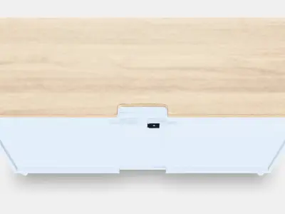 BESTA TV bench with doors 36 Low-poly 3D model