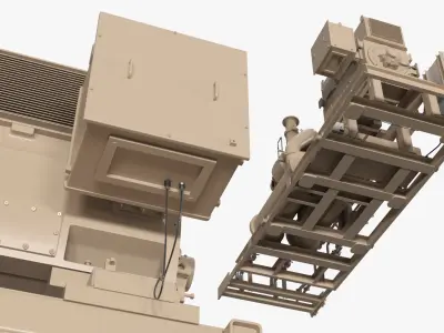  Industrial Air Compressor Skid Unit 