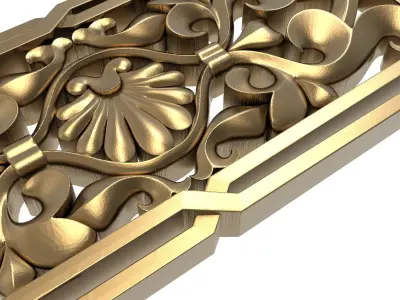  decorative pattern ready for 3D printing 3D model