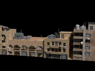 middle east buildings 2 3D model