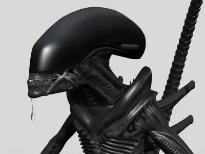 Xenomorph Alien Drone 3D model