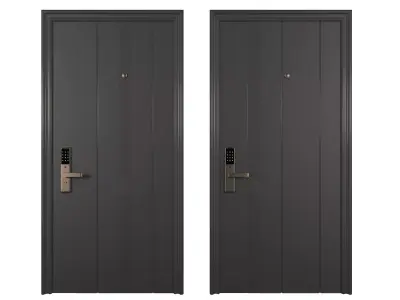 interior door 3D model 9