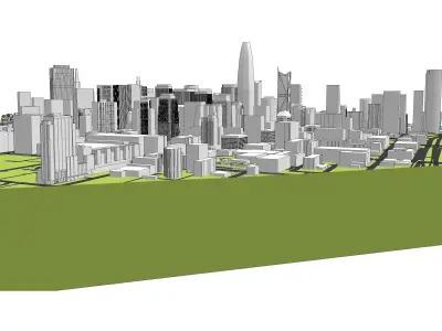Downtown San Francisco 3D model