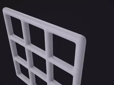 Square Grid 3D model