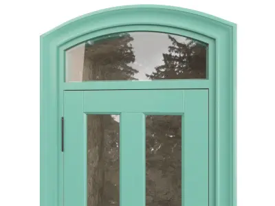 Entrance classic door 76 3D model