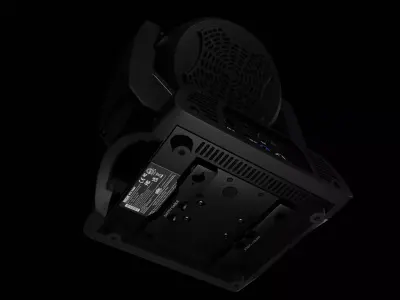 Chauvet Rogue R3X Wash Concert Stage Light 3D Model Low-poly 3D model