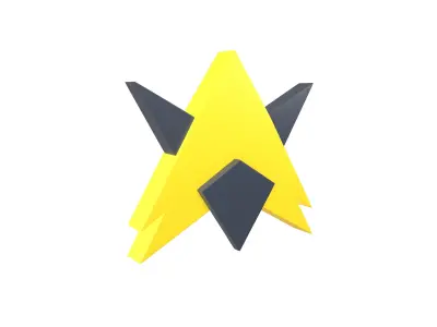 Employment Coin v2 001 Low-poly 3D model