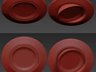 Casing Led Spotlight  3D model