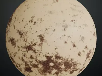Oxidized Rusty Gold PBR Seamless Texture