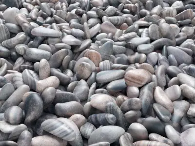 Pebble layer facture n9 low 3D model