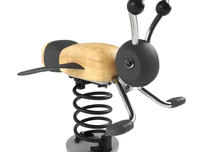 Spring rocking Kompan 3D model