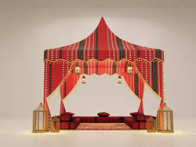 Arabic Tent 3D model