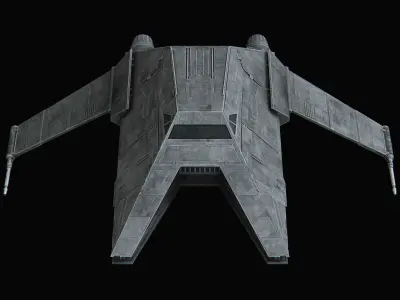 Inquisitor Scythe Transport - Star Wars Kenobi 3D model