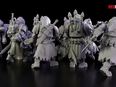 Janissaries - Squad of the Imperial Force 3D print model