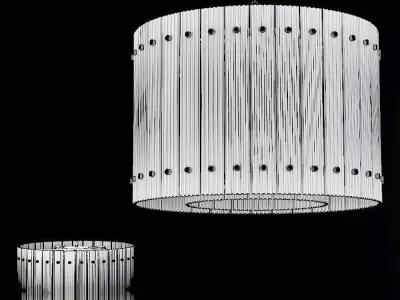 Restoration Hardware SAN MARCO 1-TIER ROUND CHANDELIER 22 Brass 3D model