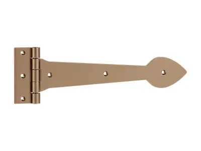 Black Wrought Iron Door Strap 3D model