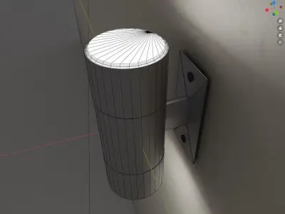 Exterior lamp Low-poly 3D model