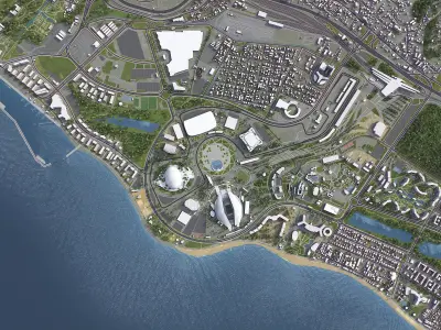 Adler Low-poly 3D model