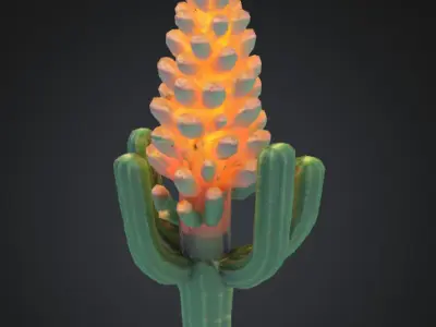 Scifi Fantasy Plant 3D model