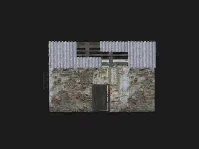 old house PBR Low-poly 3D model