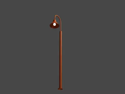 Street Light 3D model 14